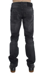 Acht Gray Cotton Regular Low Fit Jeans - Zeiniez