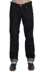 Acht Blue Cotton Regular Straight Fit Jeans - Zeiniez
