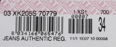 Acht Blue Cotton Regular Straight Fit Jeans - Zeiniez