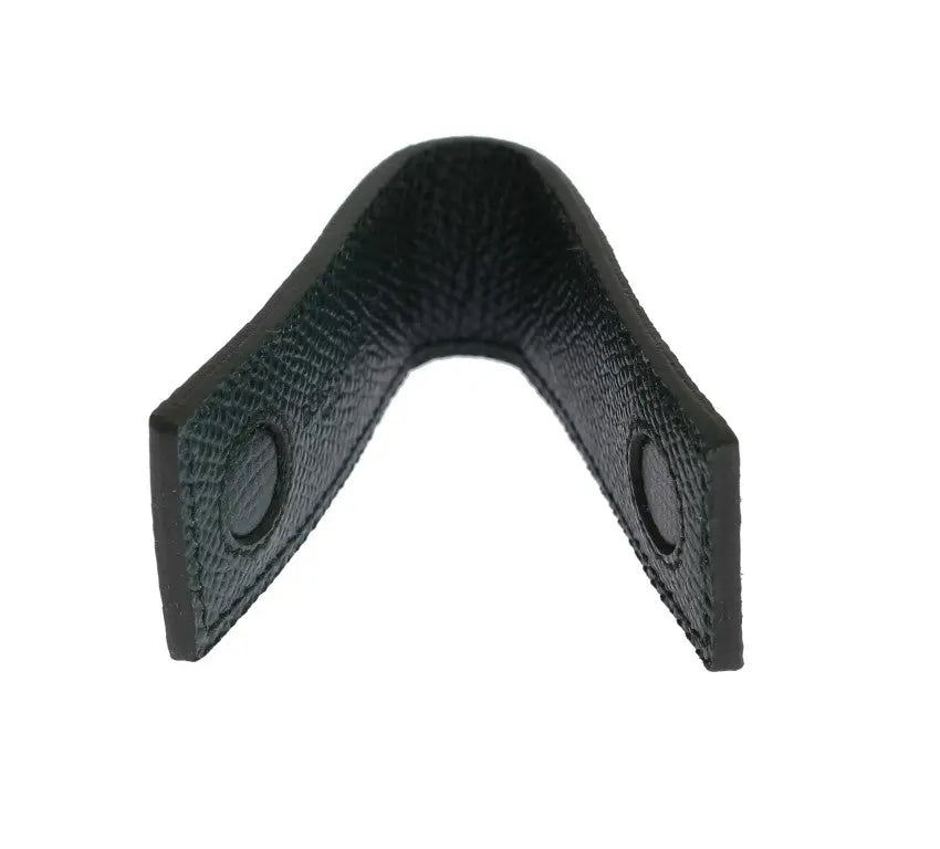 Dolce & Gabbana Green Leather Magnet Money Clip Dolce & Gabbana