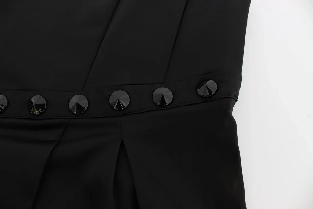 Exte Black Tank Party Evening Top Blouse - Zeiniez