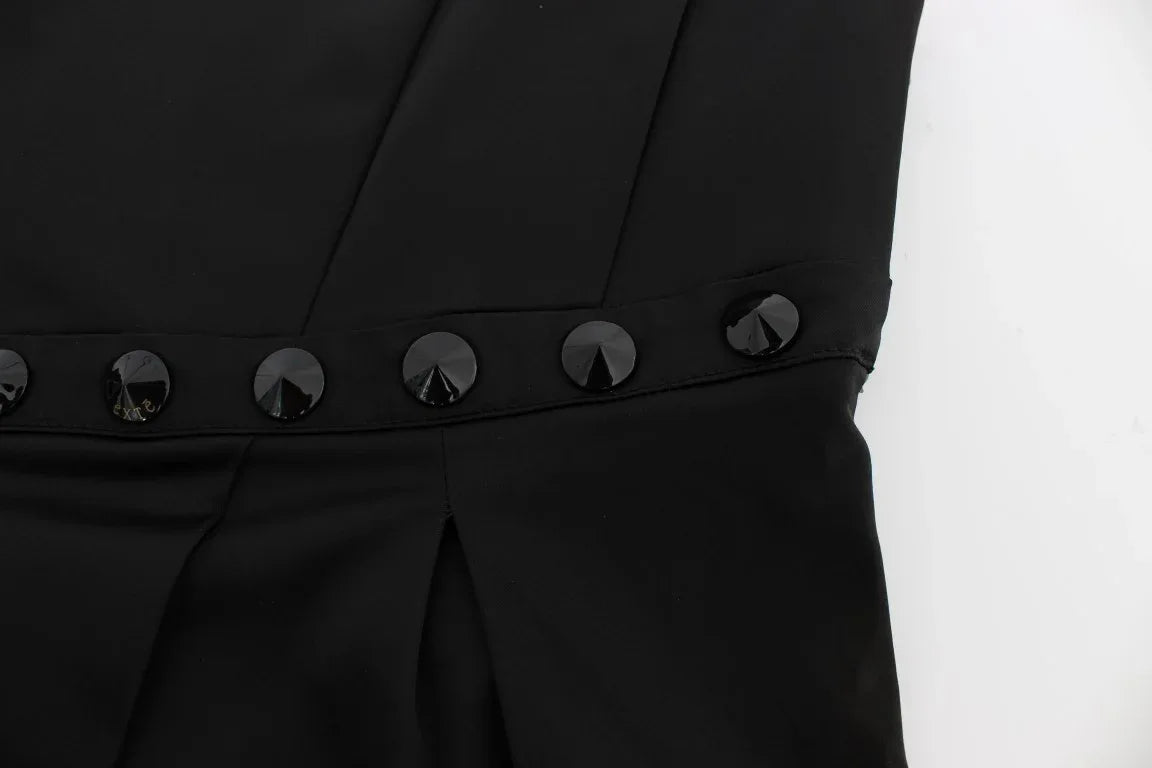 Exte Black Tank Party Evening Top Blouse - Zeiniez