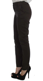 Exte Brown Stretch Two Button Suit - Zeiniez