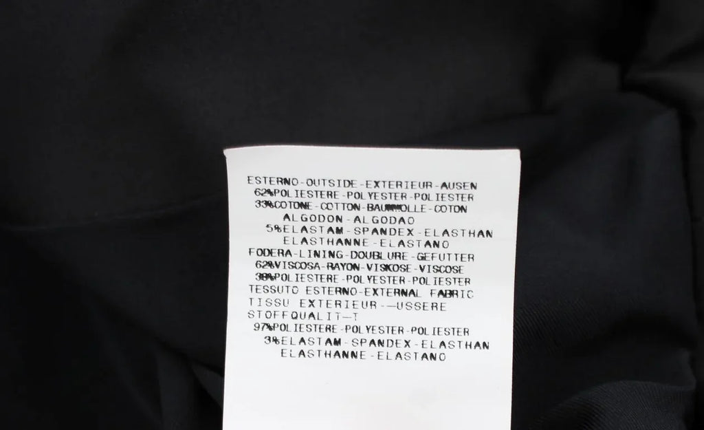 Exte Black Stretch Single Breasted Blazer Jacket - Zeiniez