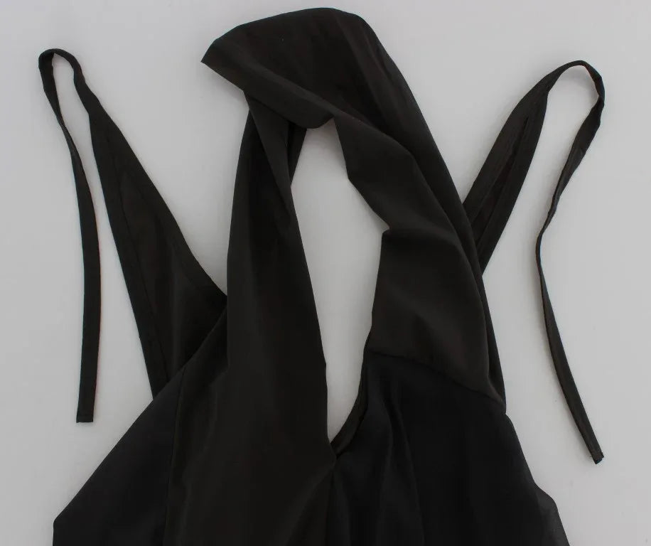 CORA GROPPO Gray Blue Stretch Blouse Top - Zeiniez