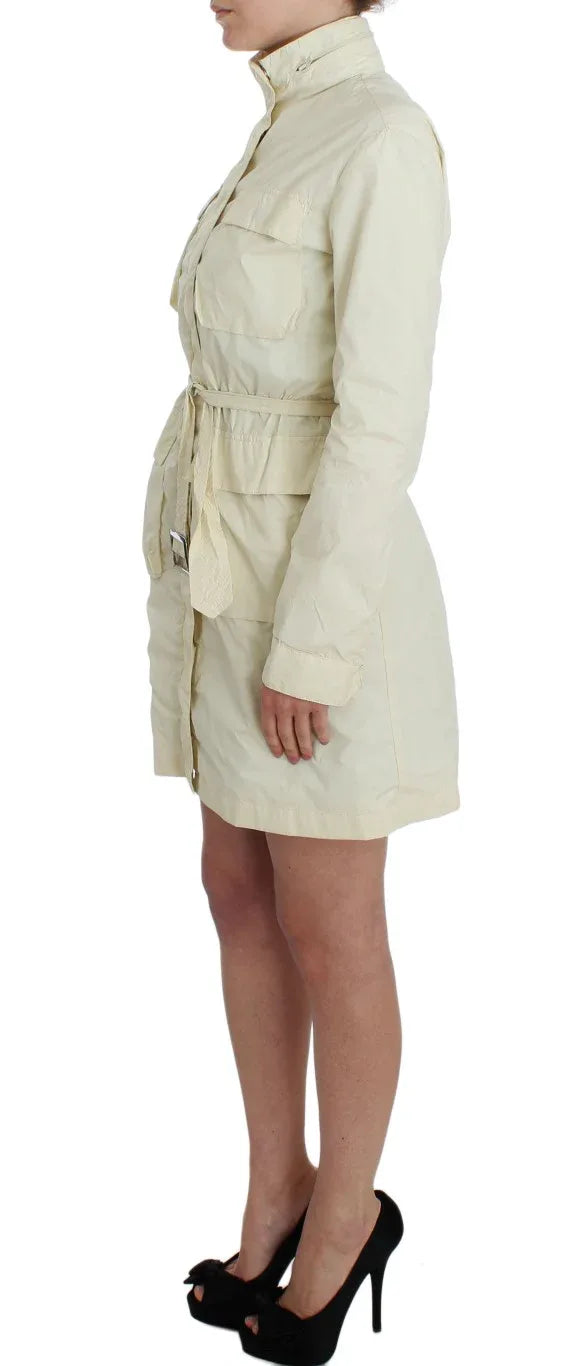 P.A.R.O.S.H. Beige Weather Proof Trench Jacket Coat - Zeiniez