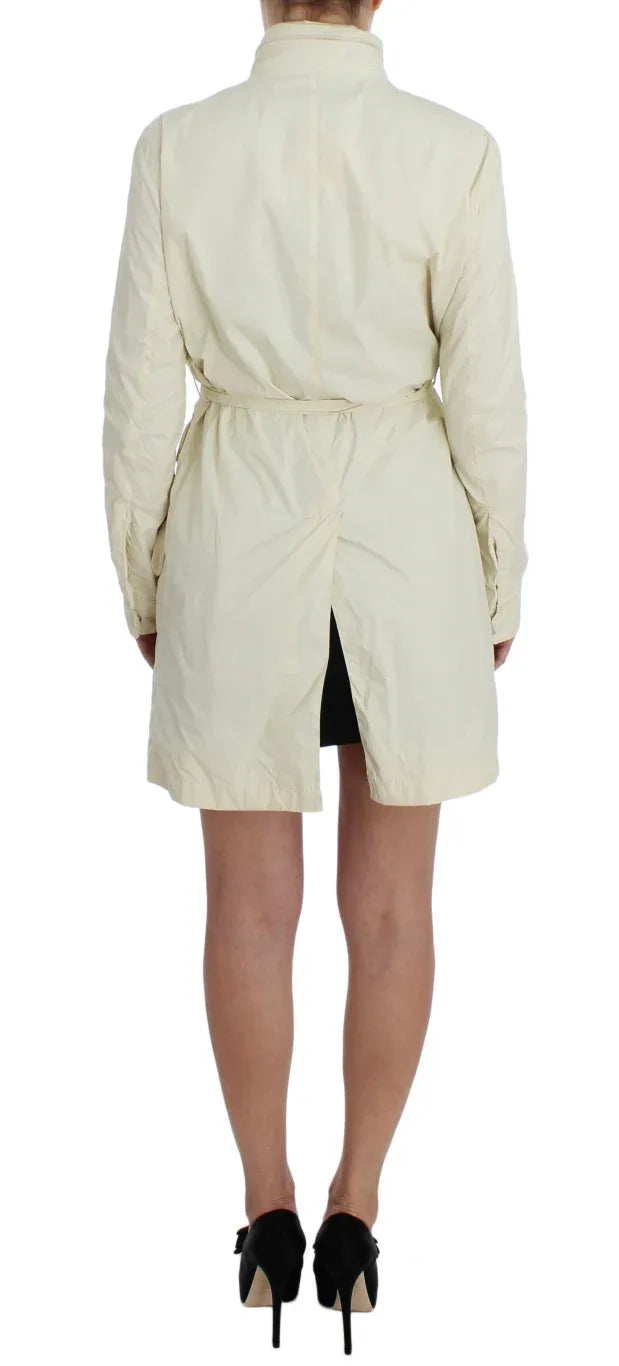 P.A.R.O.S.H. Beige Weather Proof Trench Jacket Coat - Zeiniez
