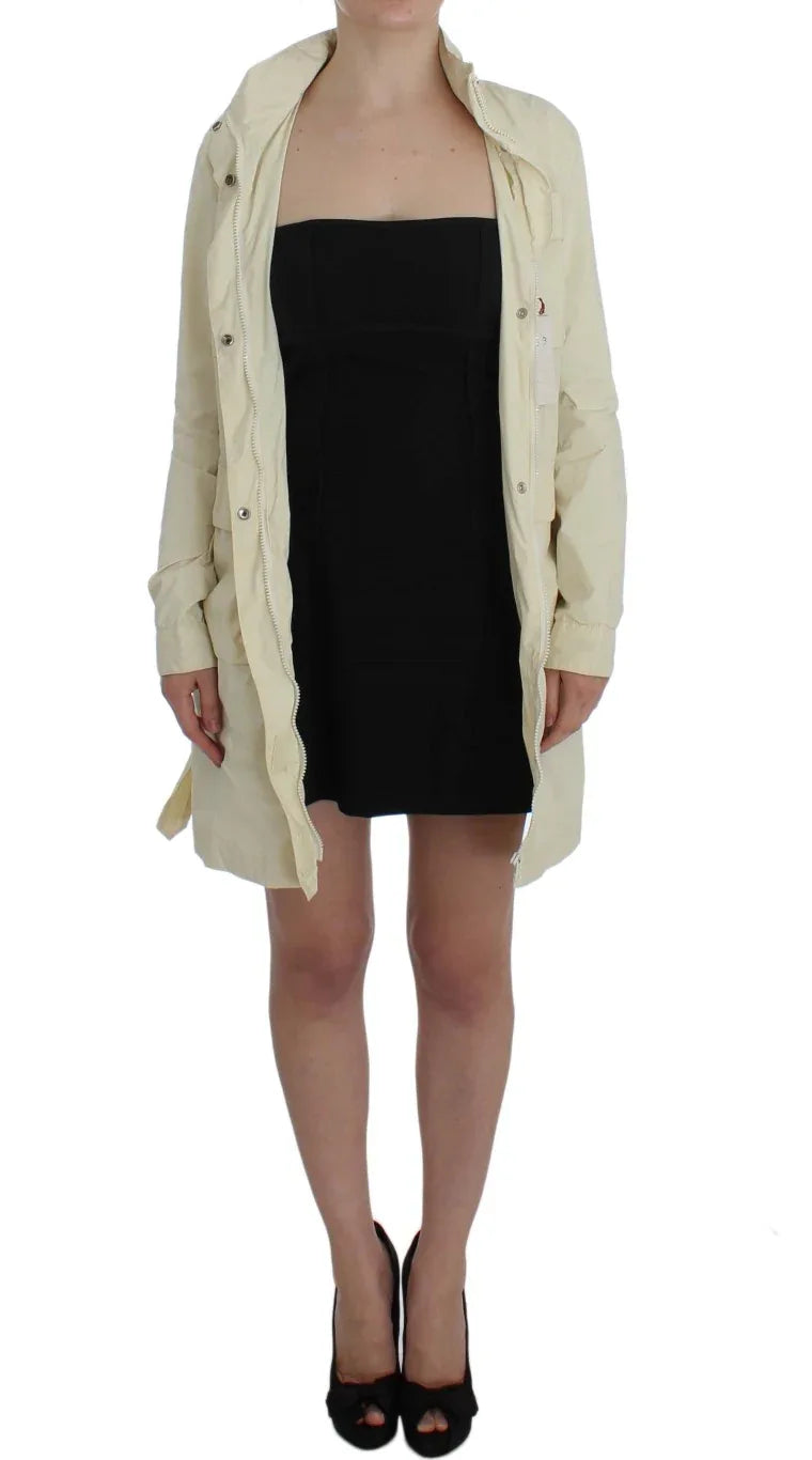 P.A.R.O.S.H. Beige Weather Proof Trench Jacket Coat - Zeiniez
