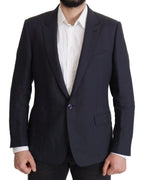 Dolce & Gabbana Dark Blue ALTA SARTORIA Jacket Coat Blazer - Zeiniez