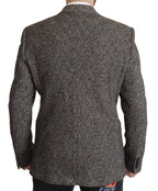 Dolce & Gabbana Gray Cotton Single Breasted Fantasy Blazer - Zeiniez