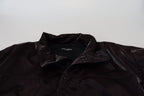 Dolce & Gabbana Bordeaux Nylon Collared Men Coat Jacket - Zeiniez