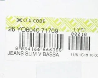 Cavalli Blue Cotton Straight Fit Stretch Jeans - Zeiniez