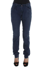 Costume National Blue Cotton Blend Denim Jeans - Zeiniez