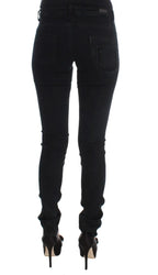 Costume National Black Cotton Slim Fit Denim Jeans - Zeiniez