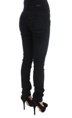 Costume National Black Cotton Slim Fit Denim Jeans - Zeiniez