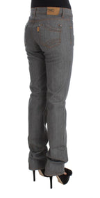 Costume National Gray Cotton Regular Fit Denim Jeans - Zeiniez