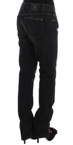 Ermanno Scervino Blue Wash Cotton Boyfriend Jeans - Zeiniez