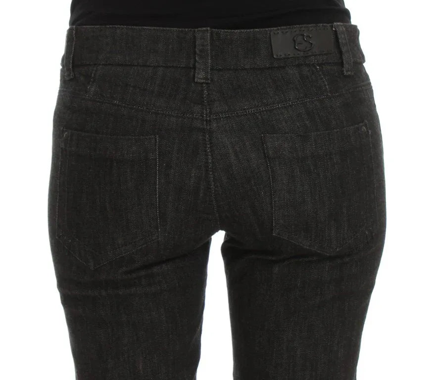 Ermanno Scervino Blue Cotton Slim Fit Denim Jeans - Zeiniez