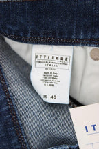 Ermanno Scervino Blue Wash Cotton Blend Slim Fit Jeans - Zeiniez