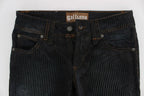 John Galliano Blue Wash Cotton Blend Slim Fit Bootcut Jeans - Zeiniez