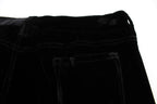 Ermanno Scervino Black Viscose Blend Velvet Slim Fit Pants - Zeiniez