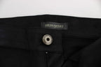 Ermanno Scervino Black Cotton Blend Regular Fit Pants - Zeiniez