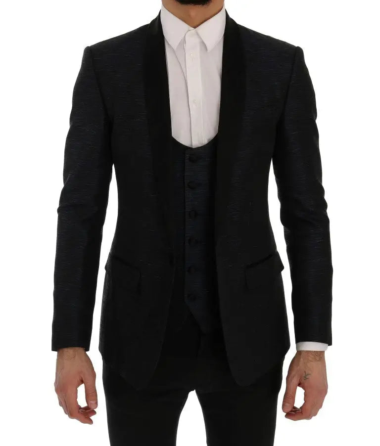 Dolce & Gabbana Blue MARTINI Slim 2 Piece Blazer - Zeiniez