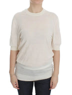 Dolce & Gabbana White 100% Cashmere Sweater - Zeiniez