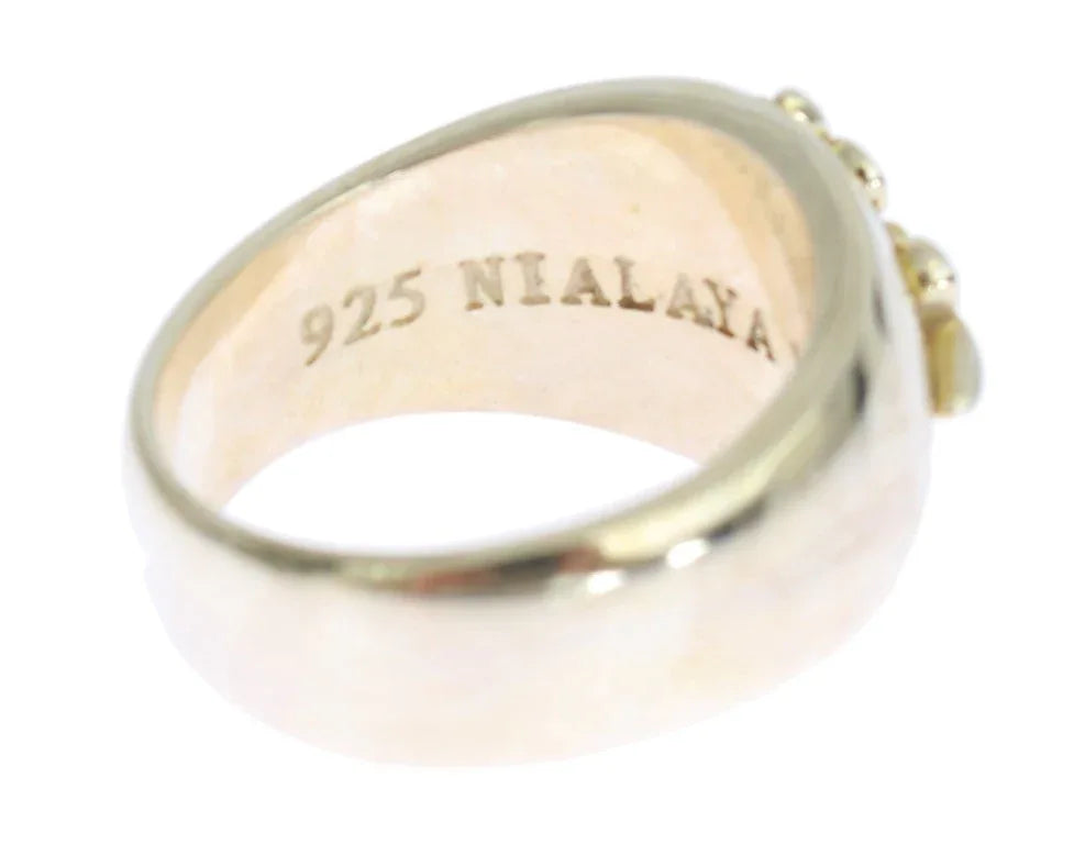 Nialaya Silver Crest 925 Sterling Ring - Zeiniez