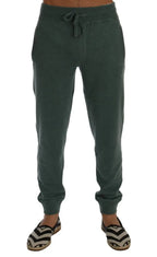 Dolce & Gabbana Green Cashmere Training Pants - Zeiniez