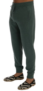 Dolce & Gabbana Green Cashmere Training Pants - Zeiniez