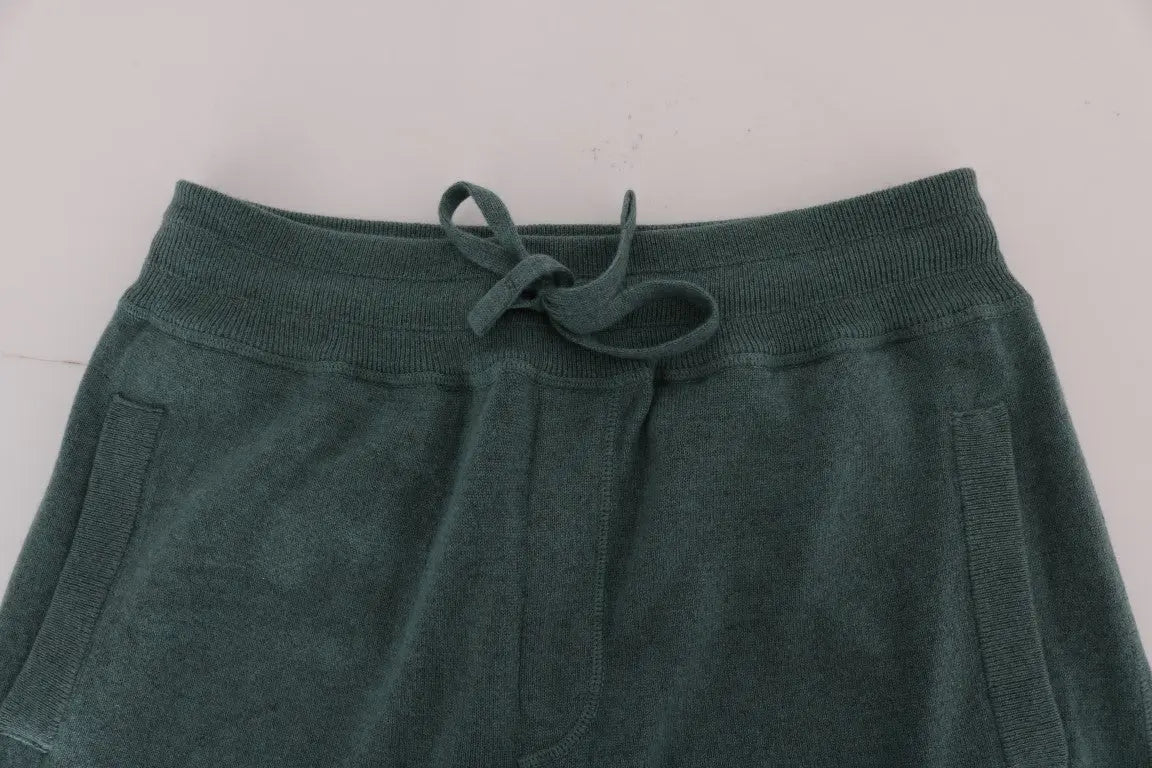 Dolce & Gabbana Green Cashmere Training Pants - Zeiniez