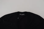 Dolce & Gabbana Black Wool Button Down Cardigan Sweater - Zeiniez