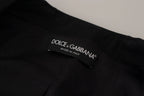 Dolce & Gabbana Black Slim Fit Long Sleeves Snap Jacket - Zeiniez