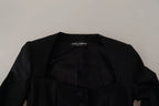 Dolce & Gabbana Black Slim Fit Long Sleeves Snap Jacket - Zeiniez