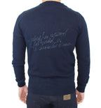 Ermanno Scervino Blue Wool Cashmere Cardigan Pullover Sweater - Zeiniez