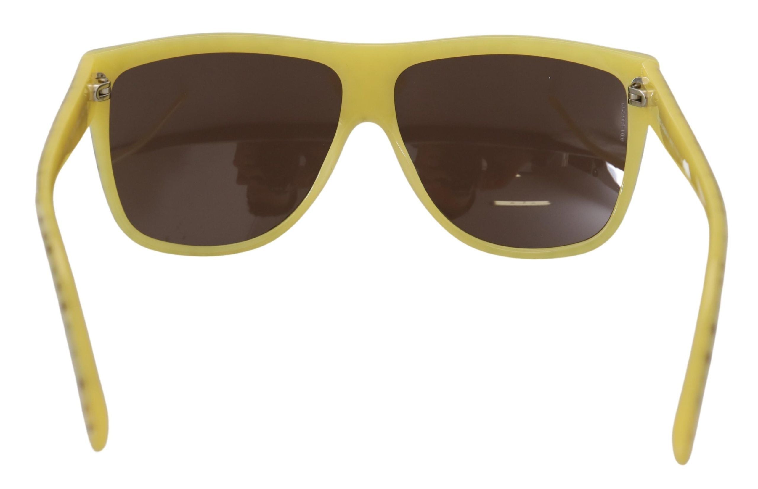 Dolce & Gabbana Yellow Stars Acetate Square Shades DG4125 Sunglasses - Zeiniez