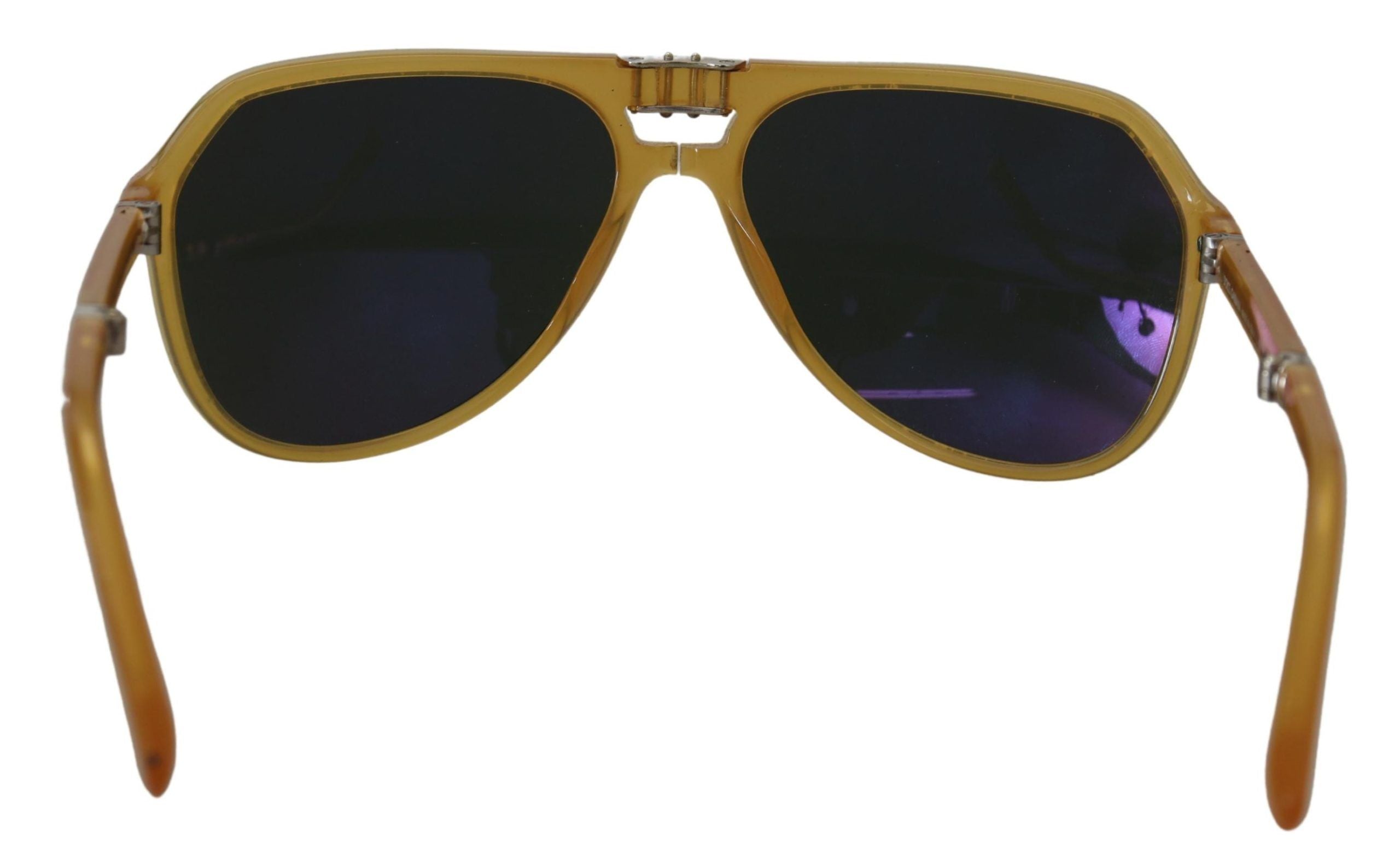 Dolce & Gabbana Yellow Acetate Black Lens Aviator DG4196 Sunglasses - Zeiniez