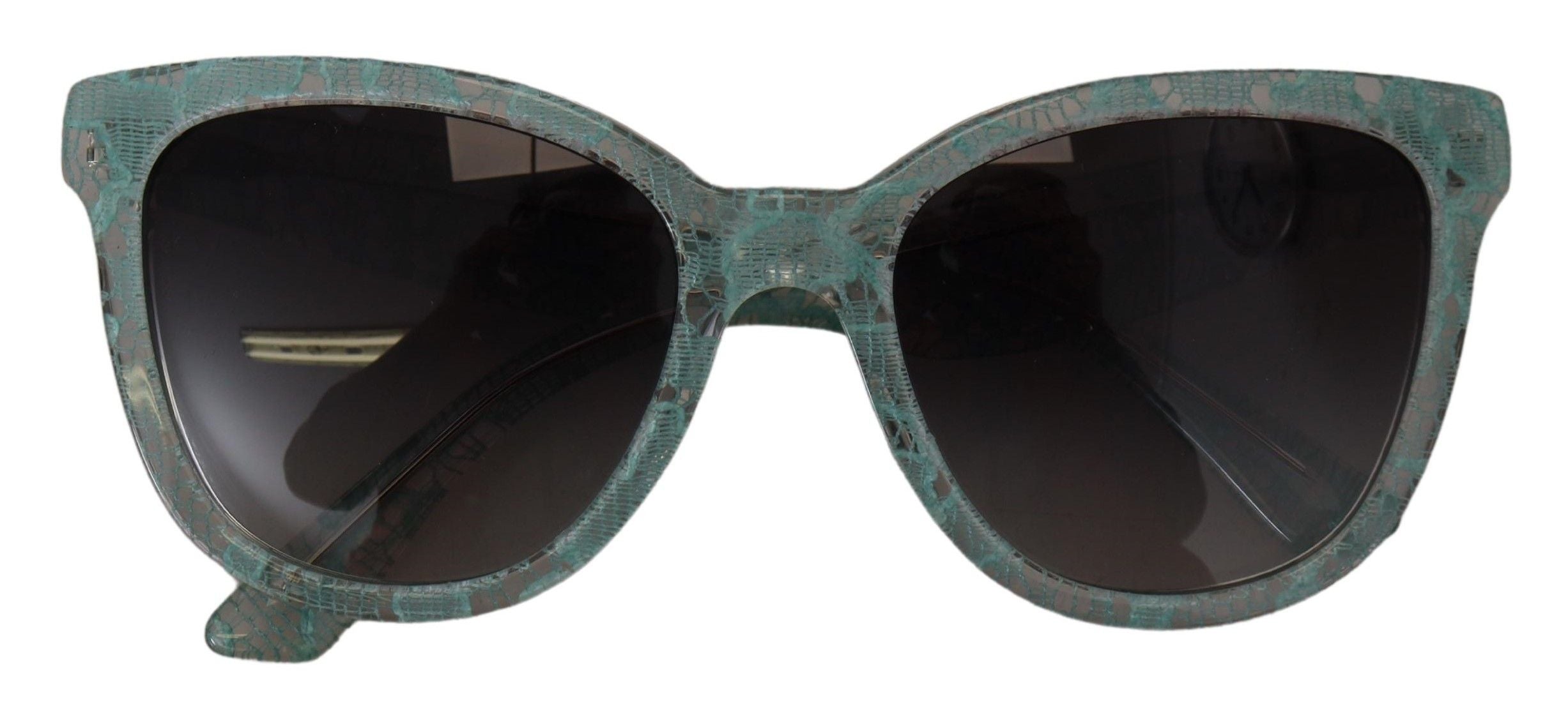 Dolce & Gabbana Blue Lace Acetate Crystal Round DG4190 Sunglasses - Zeiniez