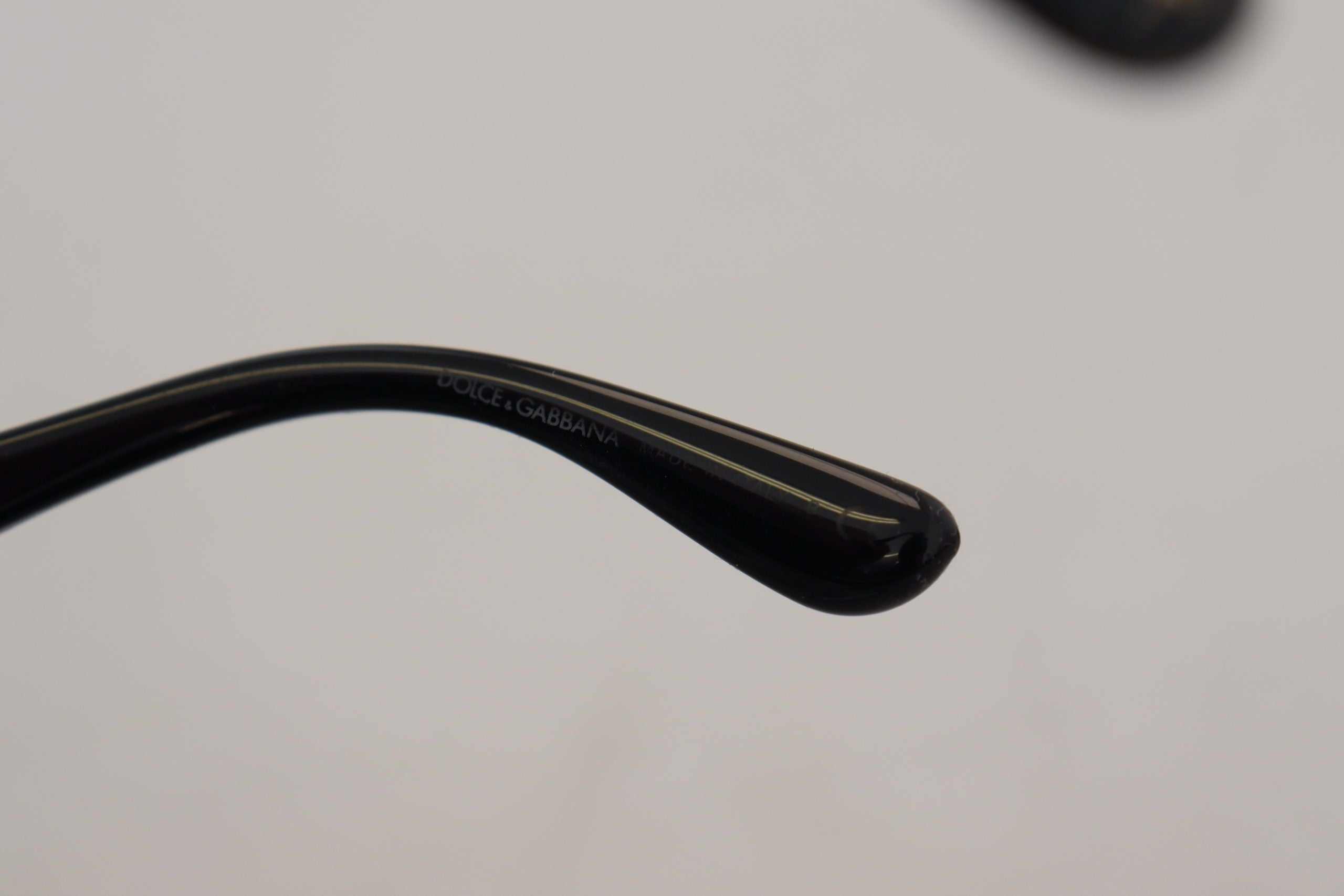 Dolce & Gabbana Black Gold Sequin Butterfly Polarized DG4326 Sunglasses - Zeiniez