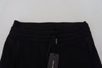 Dolce & Gabbana Black Cotton Bermuda Cargo Shorts - Zeiniez