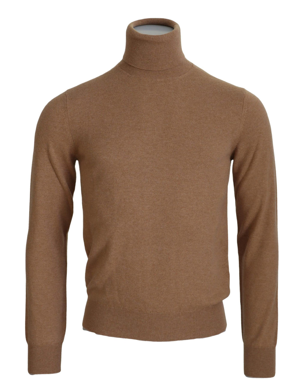 Dolce & Gabbana Beige Cashmere Turtleneck Pullover Sweater - Zeiniez