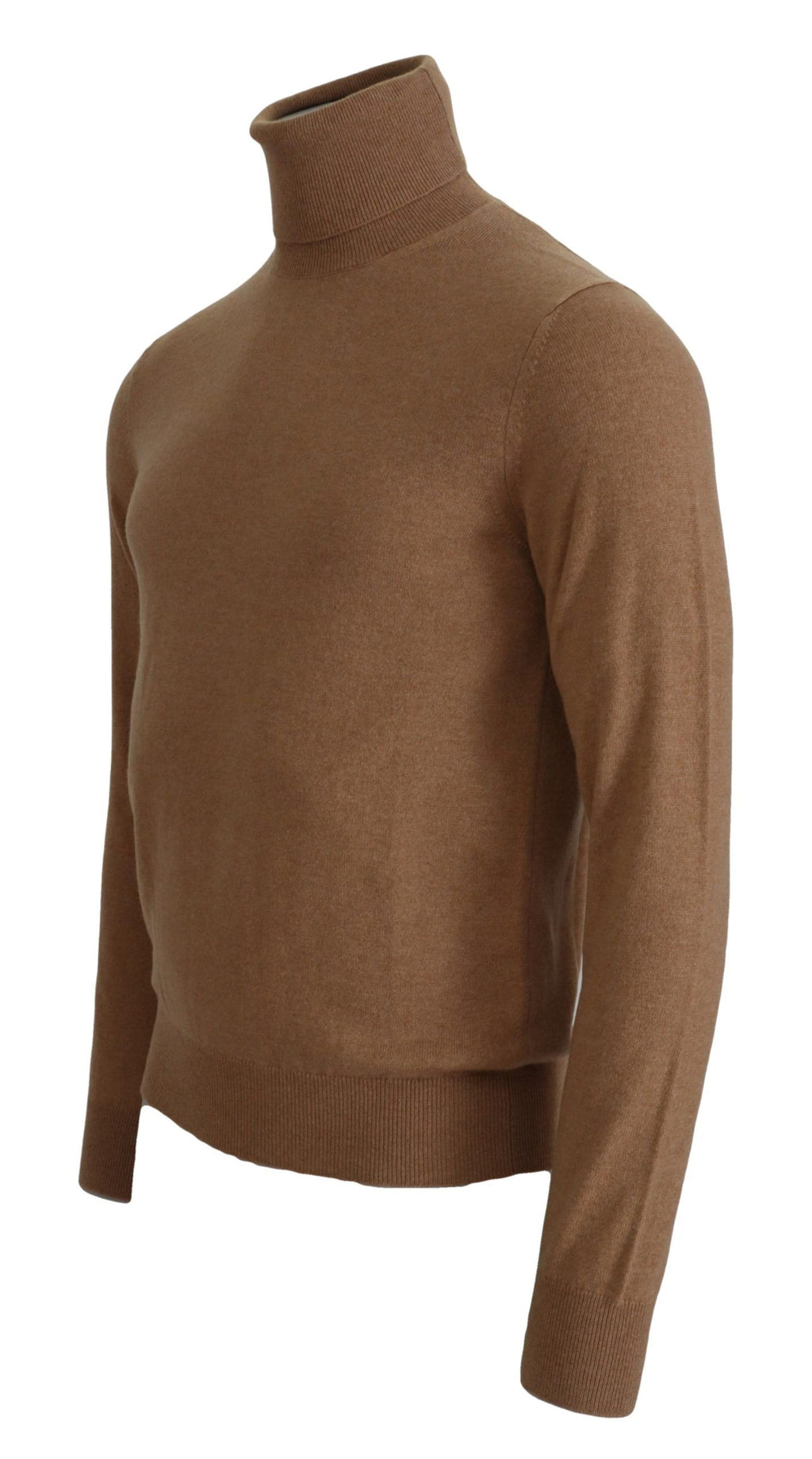 Dolce & Gabbana Beige Cashmere Turtleneck Pullover Sweater - Zeiniez
