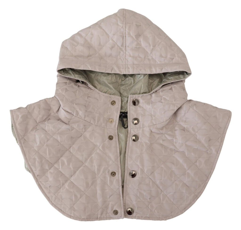 Dolce & Gabbana White Quilted Whole Head Wrap One Size Nylon Hat - Zeiniez