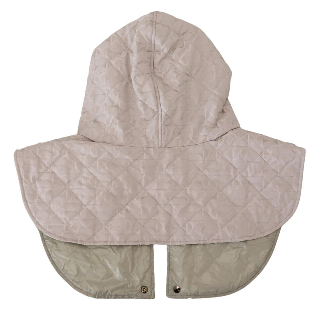Dolce & Gabbana White Quilted Whole Head Wrap One Size Nylon Hat - Zeiniez