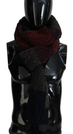 Dolce & Gabbana Multicolor Knitted Men Neck Wrap Shawl Scarf - Zeiniez
