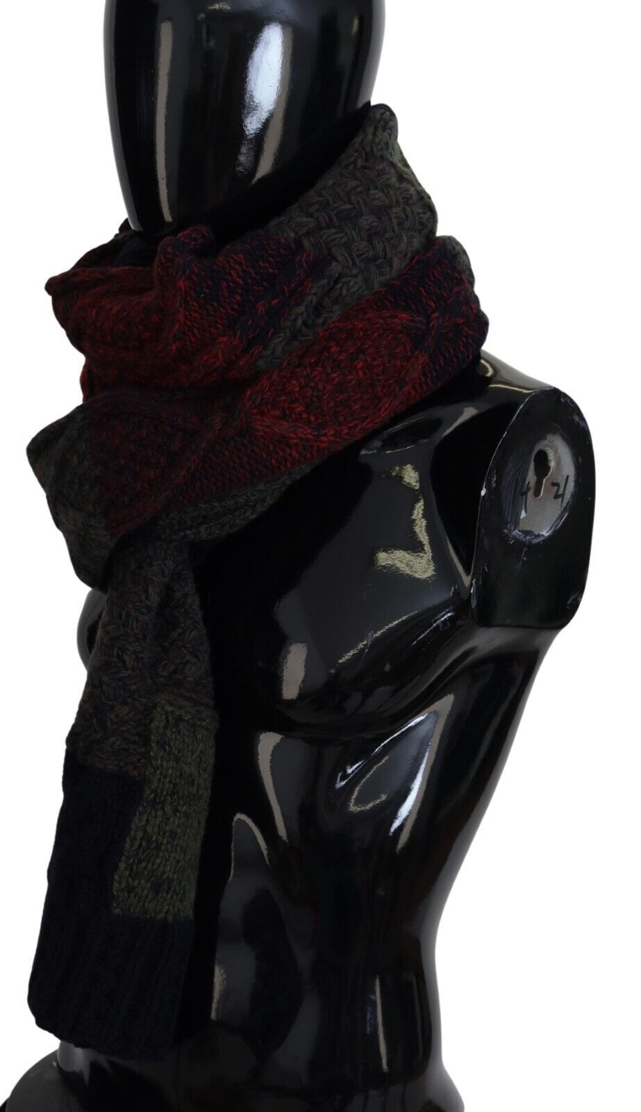 Dolce & Gabbana Multicolor Knitted Men Neck Wrap Shawl Scarf - Zeiniez