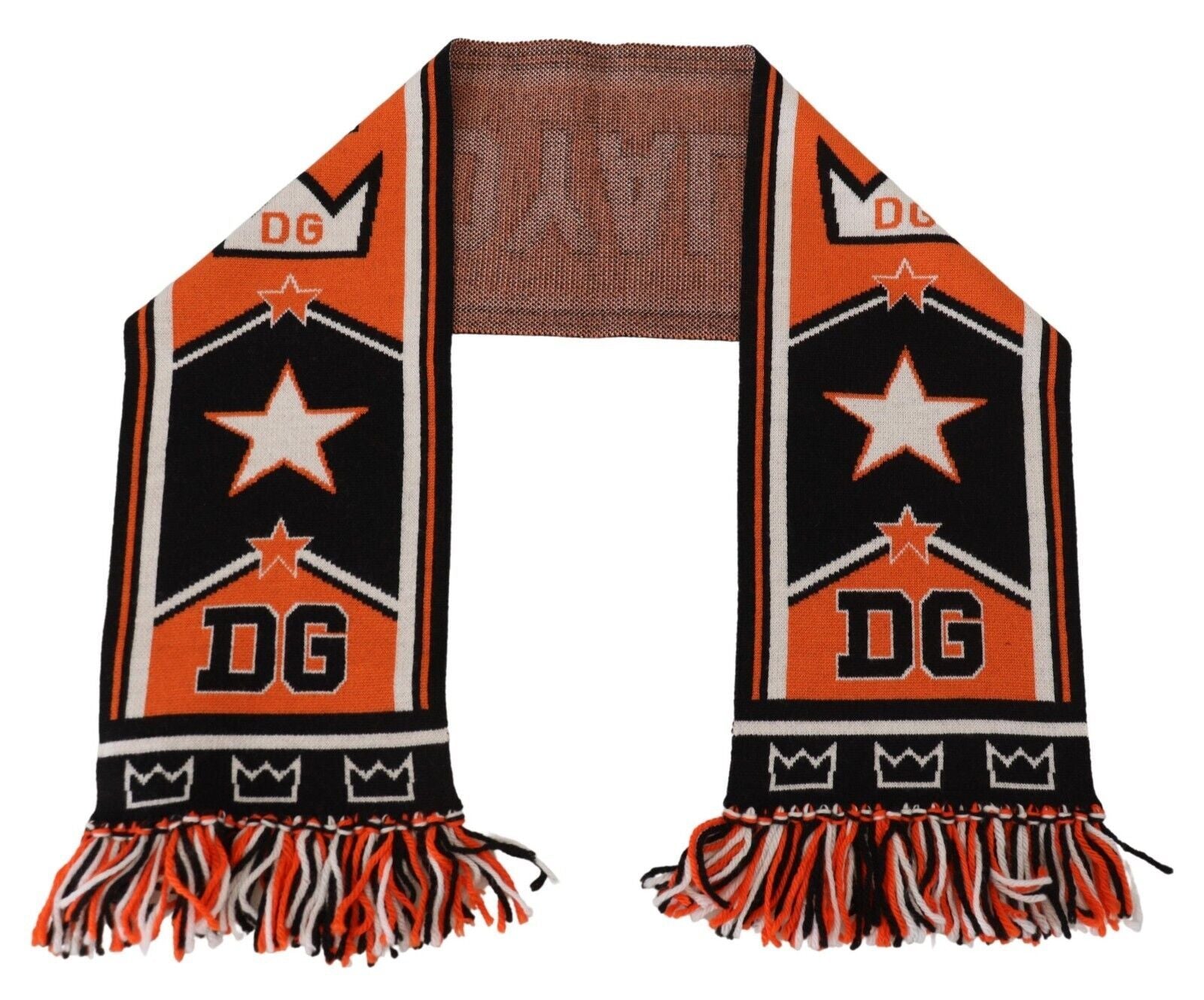 Dolce & Gabbana Multicolor DG Logo Printed Men Neck Wrap Shawl Scarf - Zeiniez