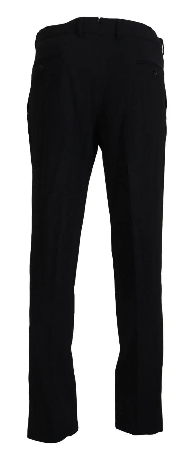 BENCIVENGA Black Straight Fit Men Formal Trousers Pants - Zeiniez