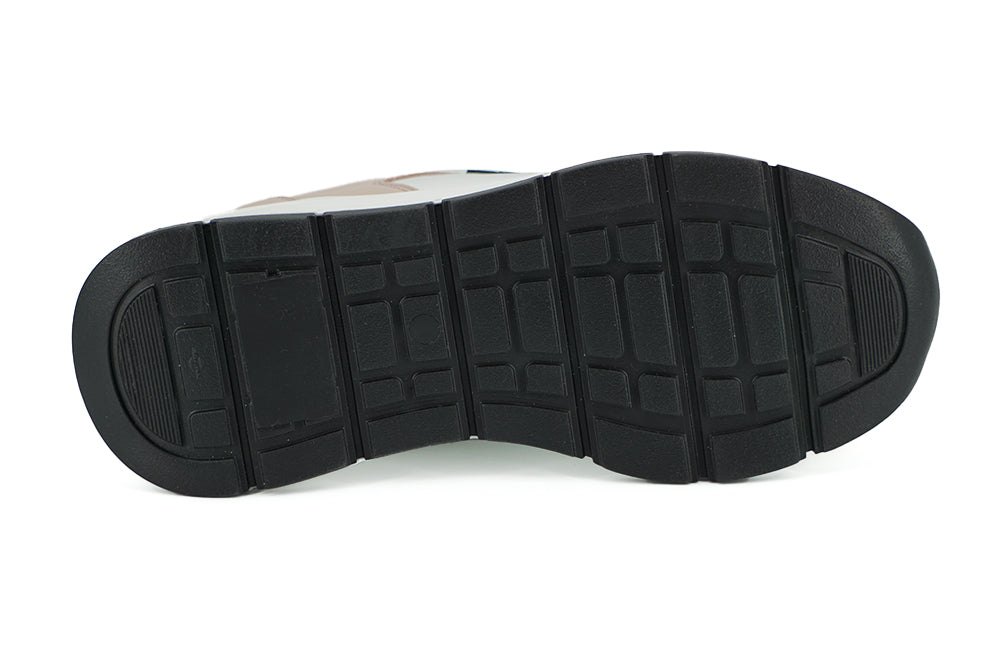 Versace Light Pink and White Calf Leather Sneakers - Zeiniez